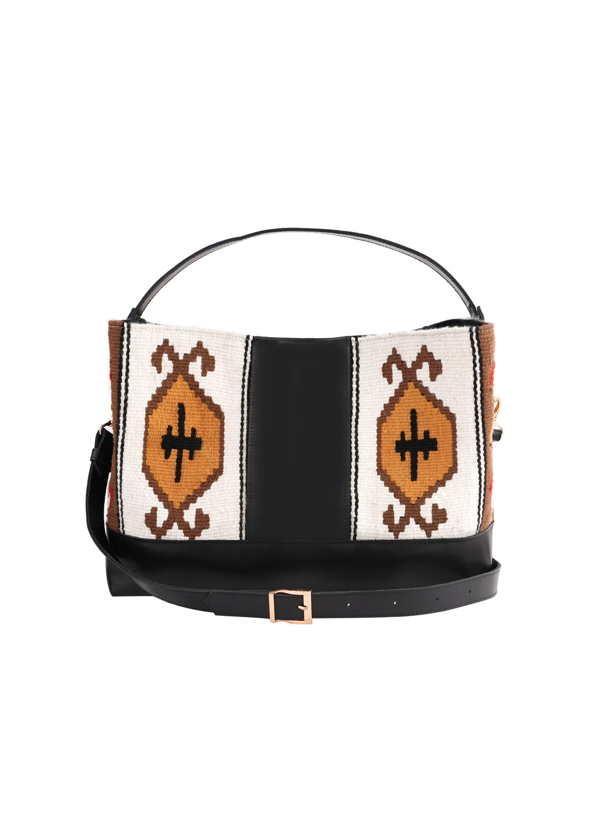 Beige Brown Shirzan XL Tote