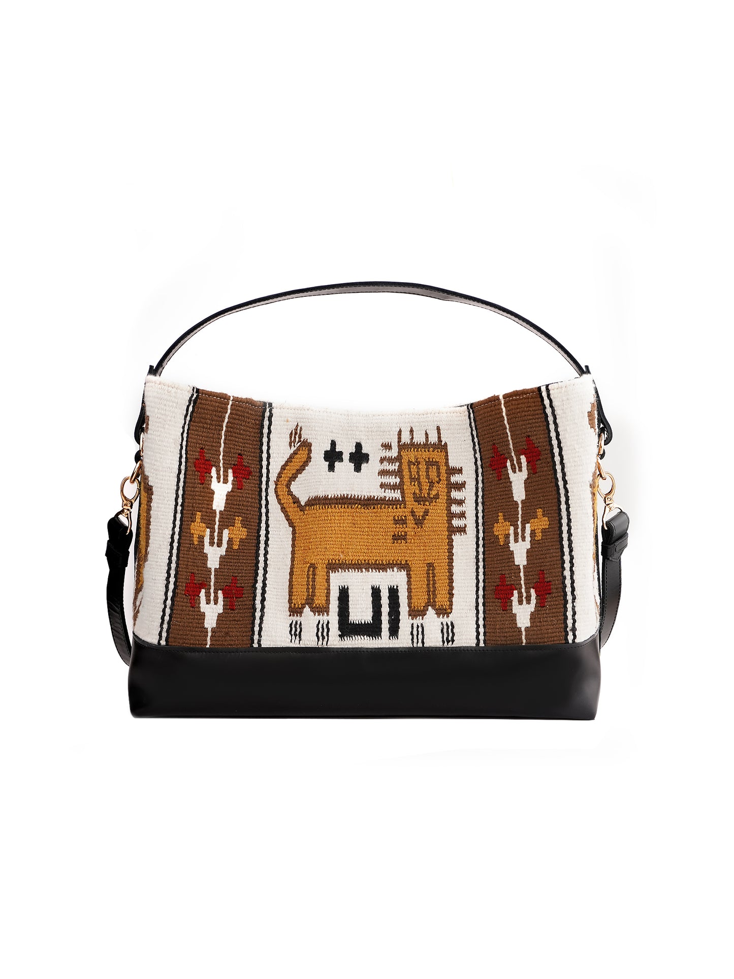 Beige Brown Shirzan XL Tote