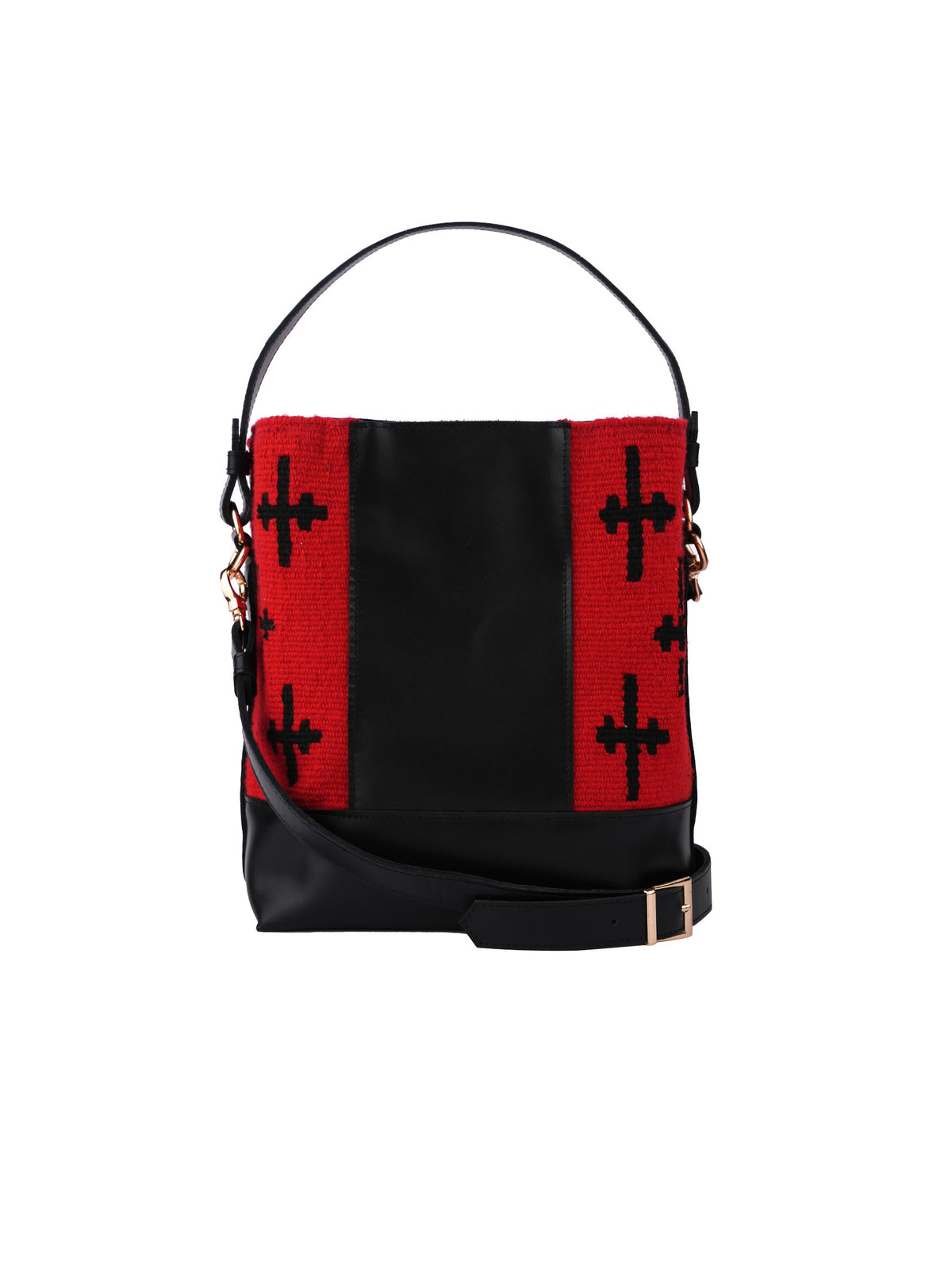 Medium Red Shirzan Bucketbag