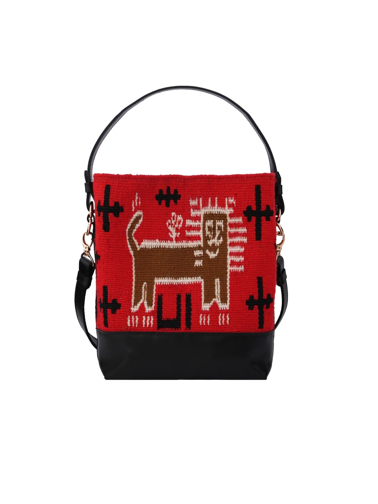 Medium Red Shirzan Bucketbag