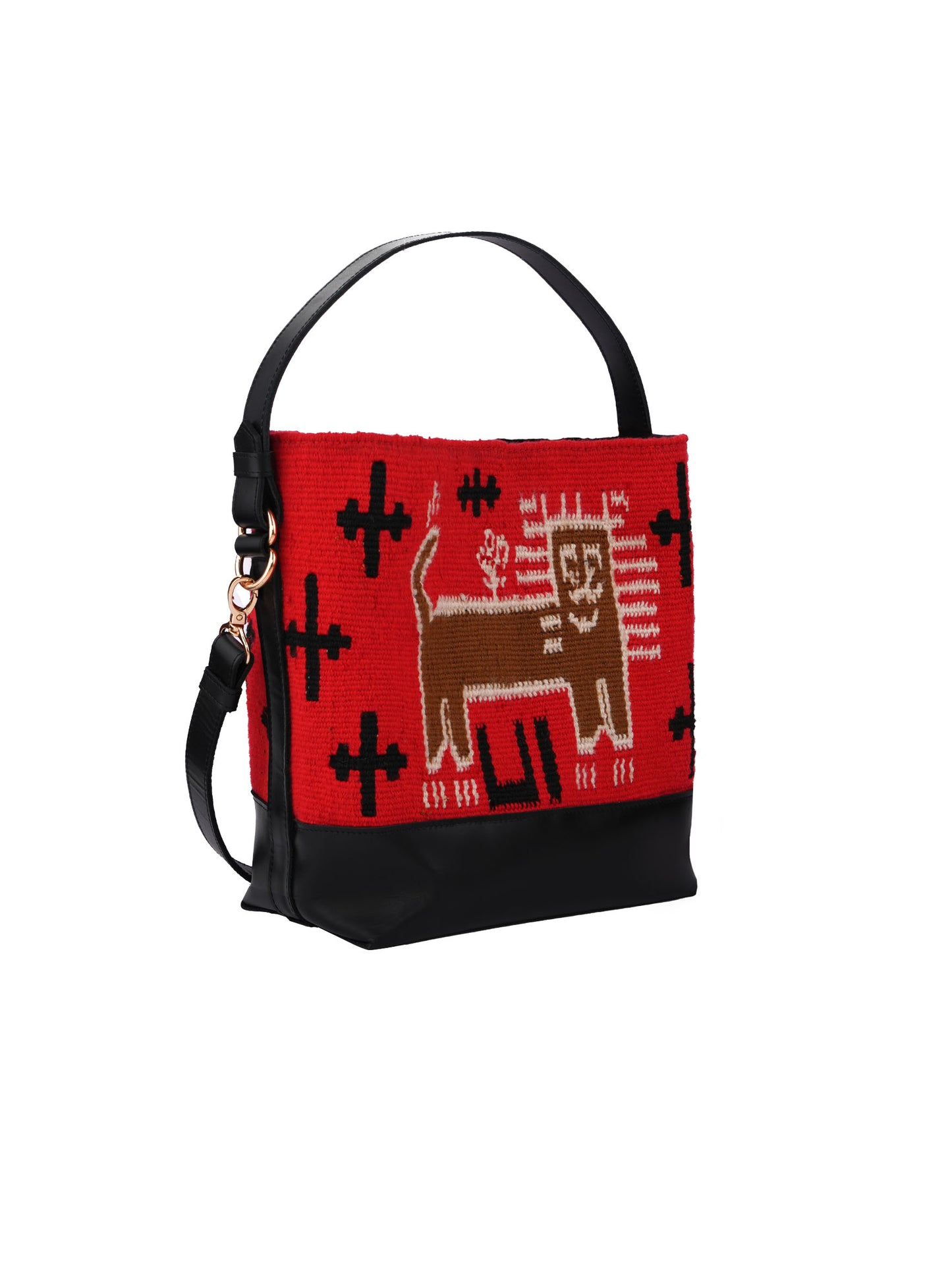 Medium Red Shirzan Bucketbag
