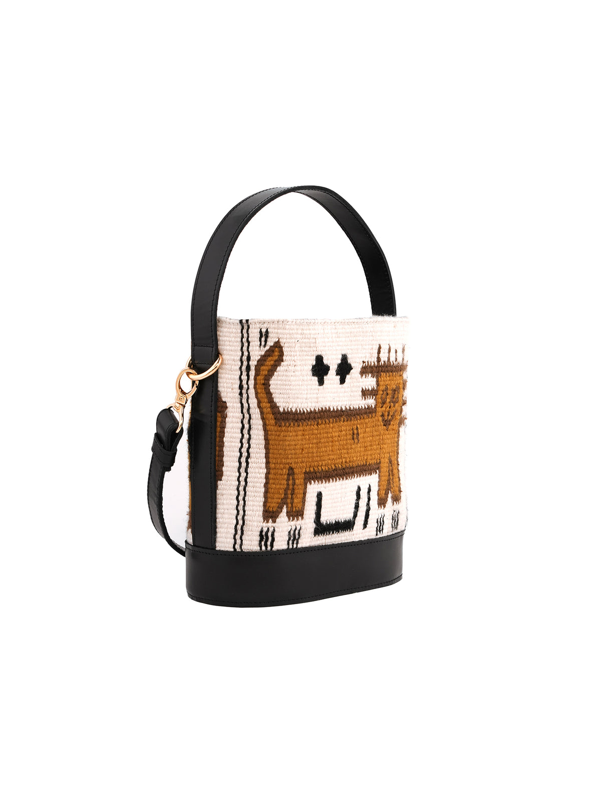 Small Beige Shirzan Bucketbag